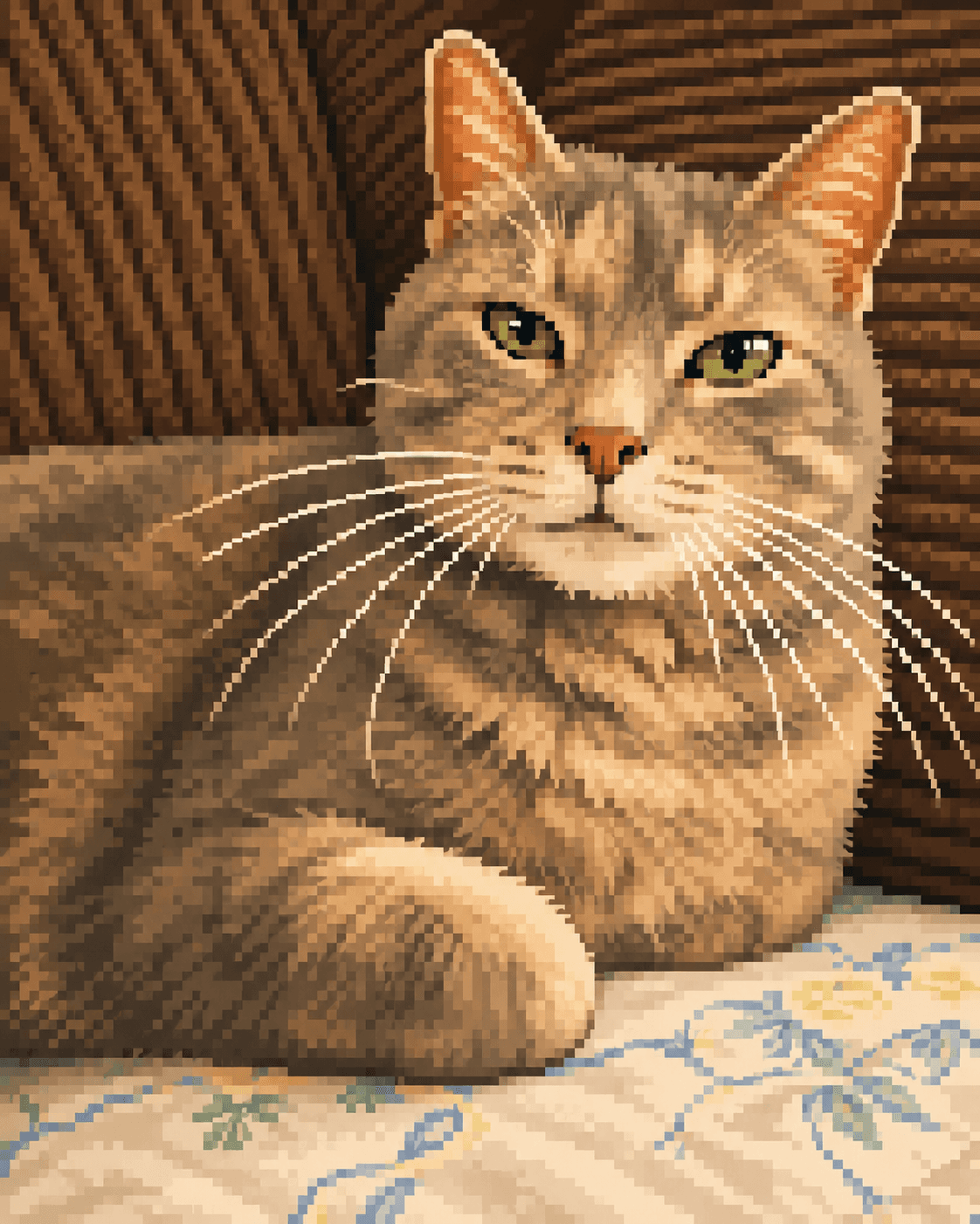Luna en pixel art
